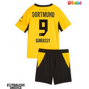 Borussia Dortmund Serhou Guirassy #9 Dětské Domácí dres komplet 2026-27 Krátký Rukáv (+ trenýrky)